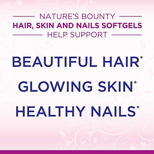 Extra Strength Hair Skin and Nails Vitamins by Nature's Bounty Optimal Solutions, with Biotin and Vitamin B, Supports Skin and Hair Health, 150 Count