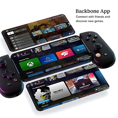 Backbone One iOS Mobile Gaming Gamepad/Controller for Apple iPhone (MFi Certified) - Apple Arcade, Playstation Remote Play