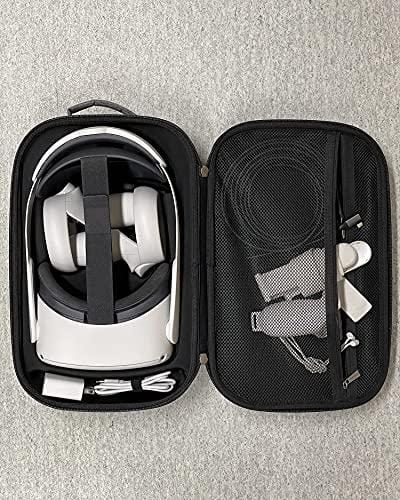Oculus Quest 2 Case，Amavasion Oculus Quest 2 Carrying Case for Lightweight and Portable Protection - VR