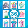 Tulip One-Step Tie-Dye Party, 18 Pre-Filled Bottles, Creative Group Activity, All-in-1 Fashion Design Kit, 1 Pack, Assorted