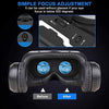 Pansonite VR Headset with Remote Control, 3D Glasses Virtual Reality Headset for VR Games & 3D Movies, Eye Care System
