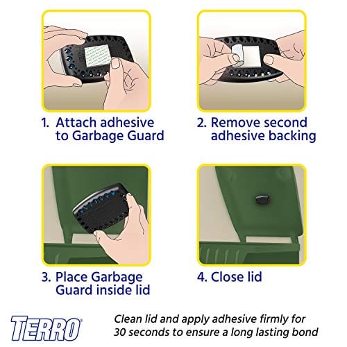 Terro T800 Garbage Guard, Black