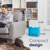 Blueair Blue Pure 211+ Air Purifier 3 Stages with Two Washable Pre-Filters, Particle, Carbon Filter, Captures Allergens, Odors, Smoke, Mold, Dust, Germs, Pets, Smokers, Large Room