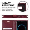 Goospery Blue Moon Wallet for Samsung Galaxy S8 Plus Case (2017) Leather Stand Flip Cover (Wine) S8P-BLM-WNE