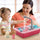 CUTE STONE Play Kitchen Sink Toys,Electric Dishwasher Playing Toy with Running Water,Upgraded Automatic Faucets and Color Changing Accessories, Role Play Sink Set Gifts for Kids Boys Girls Toddlers