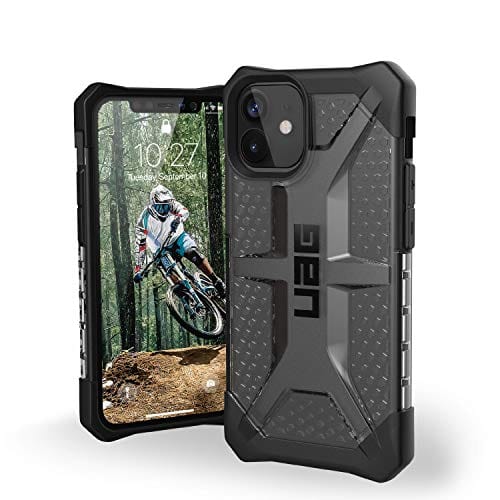 URBAN ARMOR GEAR UAG Designed for iPhone 12 Mini Case [5.4-inch Screen] Rugged Lightweight Slim Shockproof Transparent Plasma Protective Cover, Ice