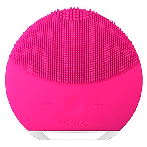 FOREO LUNA mini 2 Facial Cleansing Brush for Spa Skincare at Home, Fuchsia