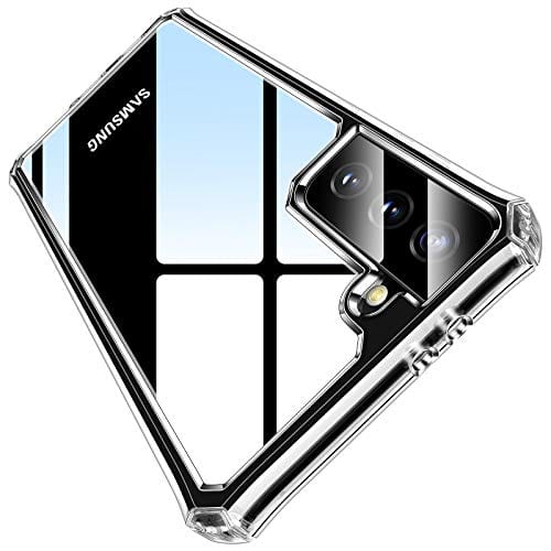VANMASS [Military Grade Anti-Drop] Designed for Samsung Galaxy S21+ Plus 5G Case 6.7" [Optical Research Clear Material] Slim Phone Case Cover Compatible for Samsung S21 Plus - CrystalFort Series