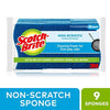 Scotch-Brite Non-Scratch Scrub Sponges, 9 Scrub Sponges