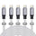 iPhone Charger [Apple MFi Certified] YEFOOT 5Pack(3/3/6/6/10FT) Compatible iPhone 12Pro Max/12Pro/12/11/Pro/Xs Max/X/8 and More-Silver&White