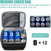 Insulated Lunch Bag for Women/Men - Reusable Lunch Box for Office Work School Picnic Beach - Leakproof Cooler Tote Bag