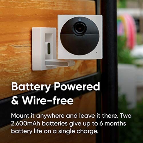 WYZE Cam Outdoor Starter Bundle (Includes Base Station and 1 Camera), 1080p HD Indoor/Outdoor Wire-Free Smart Home Camera
