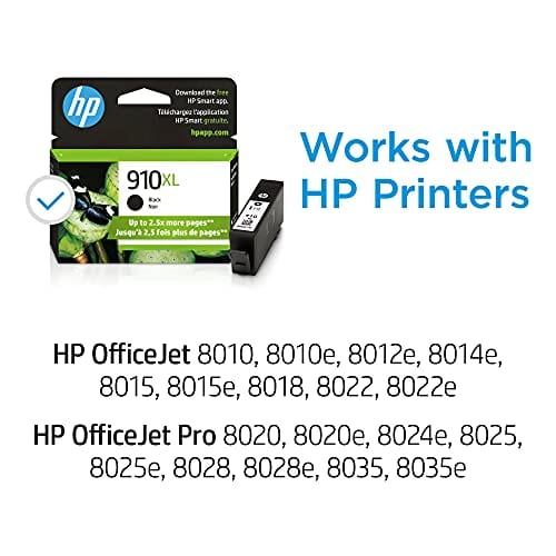 HP 910XL | Ink Cartridge | Black | Works with HP OfficeJet 8000 Series | 3YL65AN