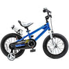 RoyalBaby Kids Bike Boys Girls Freestyle BMX Bicycle with Training Wheels Gifts for Children Bikes 12 Inch Blue