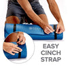 Gaiam Essentials Thick Yoga Mat Fitness & Exercise Mat With Easy-Cinch Yoga Mat Carrier Strap, Teal, 72"L X 24"W X 2/5 Inch Thick