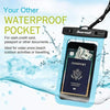 Universal Waterproof Case,Waterproof Phone Pouch Compatible for iPhone 12 Pro 11 Pro Max XS Max XR X 8 7 Samsung Galaxy s10/s9 Google Pixel 2 HTC Up to 7.0", IPX8 Cellphone Dry Bag -2 Pack