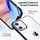 TORRAS Crystal Clear Compatible for iPhone 12 Mini Case,Slim Yet Shockproof Soft Silicone Sturdy Thin Phone Case Compatible for iPhone 12 Mini 5.4 inch 2020, Black