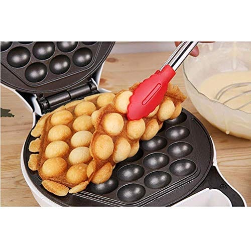 Hong Kong Egg Waffle Maker with BONUS recipe e-book - Make Hong Kong Style Bubble Egg Waffle in 5 minutes AC 120V, 60Hz 760W