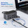 USB C Docking Station,18 in 1 Quadruple Display Docking Station with 4K HDMI+SSD Enclosure+VGA Display+Ethernet+4 USB,+SD for MacBook Pro Air, Dell XPS 13, HP x360 and More Type-C Laptops