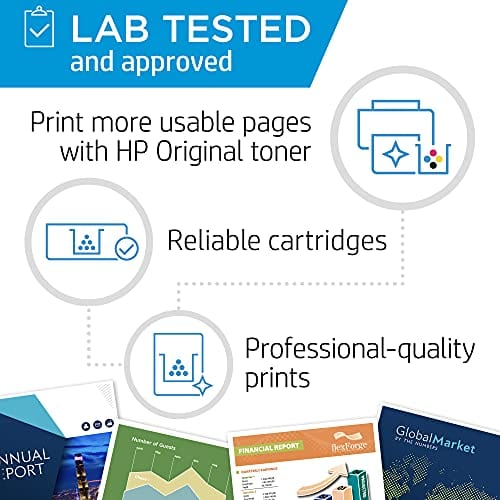 HP 414A | W2022A | Toner Cartridge | Yellow | Works with HP Color LaserJet Pro M454 series, M479 series