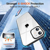 TORRAS Crystal Clear Compatible for iPhone 12 Mini Case,Slim Yet Shockproof Soft Silicone Sturdy Thin Phone Case Compatible for iPhone 12 Mini 5.4 inch 2020, Black