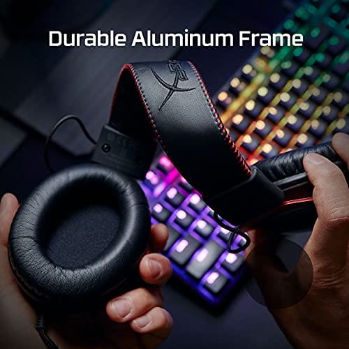 HyperX Cloud II - Gaming Headset, 7.1 Surround Sound, Memory Foam Ear Pads, Durable Aluminum Frame