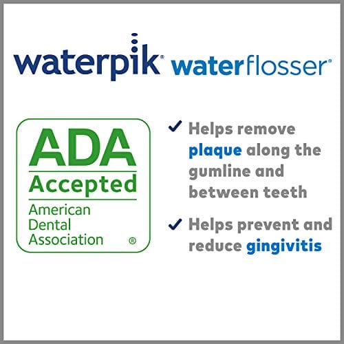 Waterpik WP-662 Water Flosser Electric Dental Countertop Professional Oral Irrigator For Teeth, Aquarius, Black