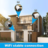 Security Camera Outdoor, Wireless WiFi Waterproof 1080p HD Video Rechargeable Battery Powered Surveillance Cameras for Home Security