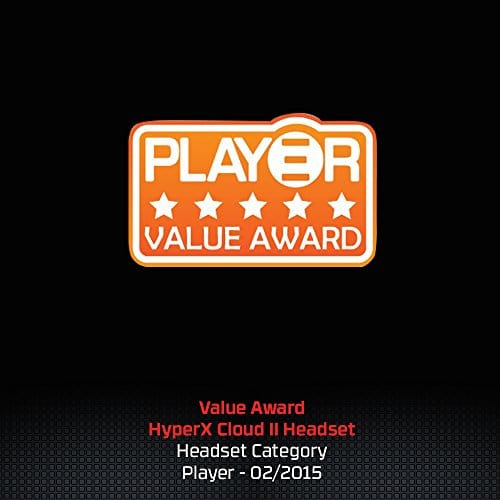HyperX Cloud II - Gaming Headset, 7.1 Surround Sound, Memory Foam Ear Pads, Durable Aluminum Frame