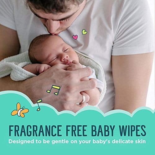 Seventh Generation Baby Wipes, Free & Clear with Flip Top Dispenser, White, unscented, 504 Count