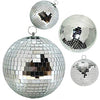 Alytimes Mirror Disco Ball - 8-Inch Cool and Fun Silver Hanging Party Disco Ball –Big Party Decorations, Party Design