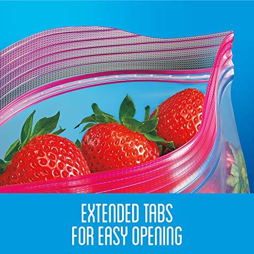 Ziploc Gallon Food Storage Bags, Grip 'n Seal Technology for Easier Grip, Open, and Close, 30 Count, Pack of 4 (120 Total Bags)