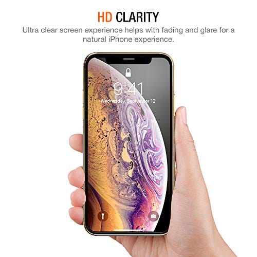 Trianium (3 Packs) Screen Protector Designed for Apple iPhone 11 Pro Max, iPhone XS Max (6.5" 2018) Premium HD Clarity 0.25mm Tempered Glass Screen Protector w/Compatible Installation Alignment Case