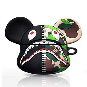 Semeving Compatible with Airpods Pro Case Cute,3D Cartoon Cute Design Silicone for Airpods Pro Case for Kids/Girls/Teens Boys ( Cute Shark)