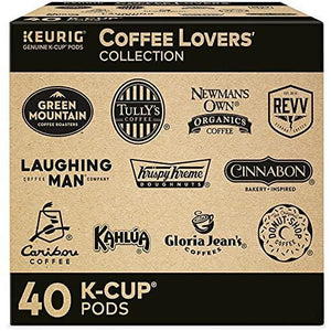 Keurig Coffee Lovers' Collection Variety Pack, Single-Serve Coffee K-Cup Pods Sampler, 40 Count