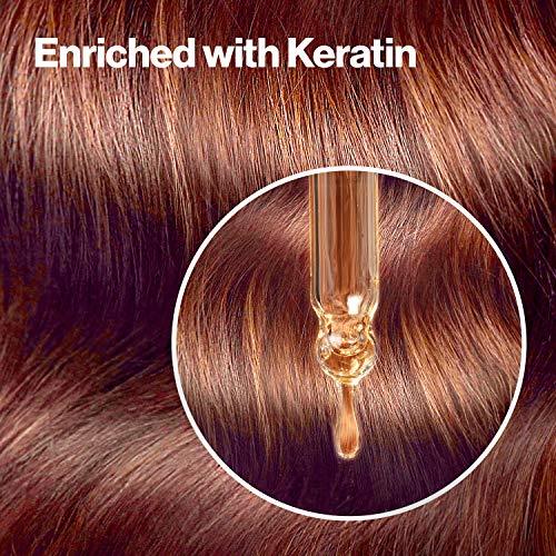 REVLON Colorsilk Beautiful Color Permanent Hair Color with 3D Gel Technology Keratin 100 Gray Coverage Hair Dye, 48 Burgundy, 1 Count