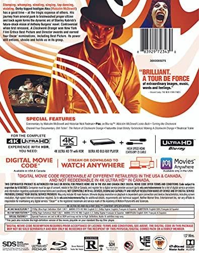 A Clockwork Orange (4K Ultra HD + Blu-ray + Digital)