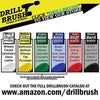 Drill Brush Attachment - Bathroom Surfaces Tub, Shower, Tile and Grout All Purpose Power Scrubber Cleaning Kit –Grout Drill Brush Set – Drill Brushes by Drill Brush Power Scrubber by Useful Products