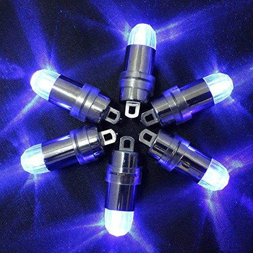 Acmee Non-Blinking LED Balloon Lights for Balloon Paper Lantern Party Decoration (Blue, Pack of 96)