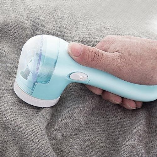 Lint Remover Fabric Shaver Lint Shaver Sweater Shaver Sweater Shaver Fabric Fuzz Remover Depiller for Clothes Lint Remover for Clothes Fabric Shaver Fuzz Remover Battery Operated Sky Blue