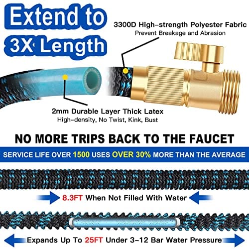 Gardguard 25ft Garden Hose Expandable