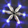 Acmee Non-Blinking LED Balloon Lights for Balloon Paper Lantern Party Decoration (Blue, Pack of 96)