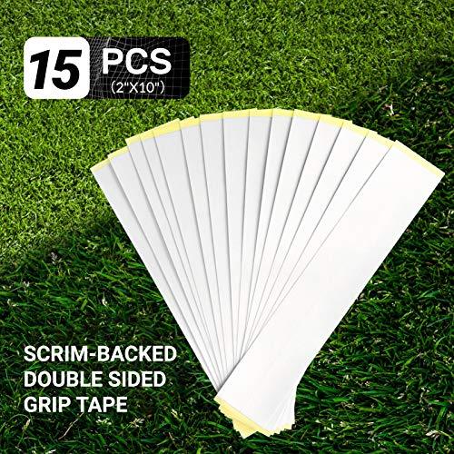 SAPLIZE Golf Regripping Kits with 15 Scrim-Backed Tapes, 5oz Solvent, Vise Clamp and Hook Blade