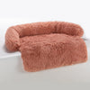 Pet Sofa Dog Bed Calming Bed Long Plush Winter Warm Kennel