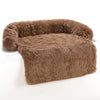 Pet Sofa Dog Bed Calming Bed Long Plush Winter Warm Kennel