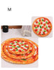 Simulation 3D Pizza Avocado Omelette Toast Pet Warm Blanket Mat Bed Soft Thicken