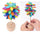 Solid Wooden Rotating Lollipop Fischer Series Creative Ornaments Decompression Toys Decompression Artifact Gyro