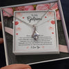 To My Girlfriend with Love Necklace and Card III