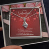 To My Valentine with Love Neckalce and Card