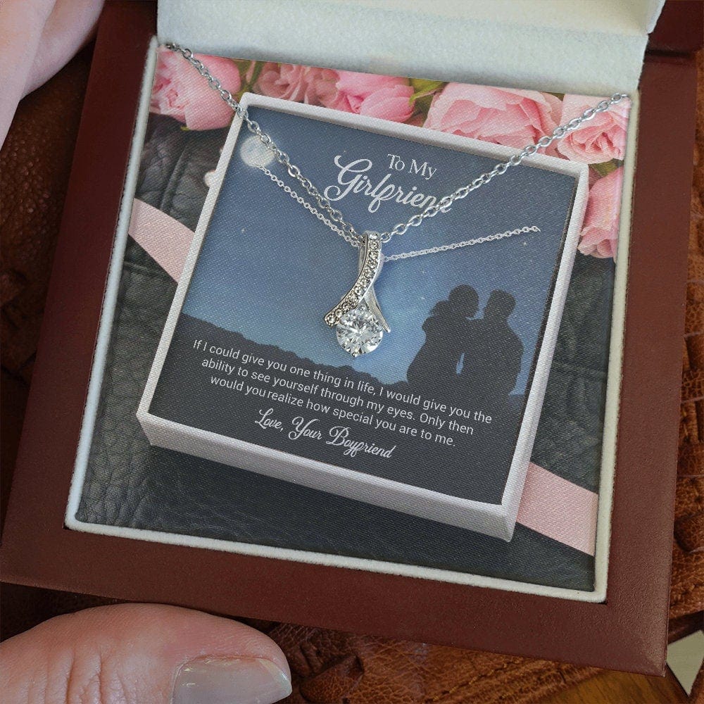 To My Girlfriend with Love necklace and card II
